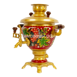 Nickel-plated Electric samovar 'Lace Oval', 3 liters – Gastronomy